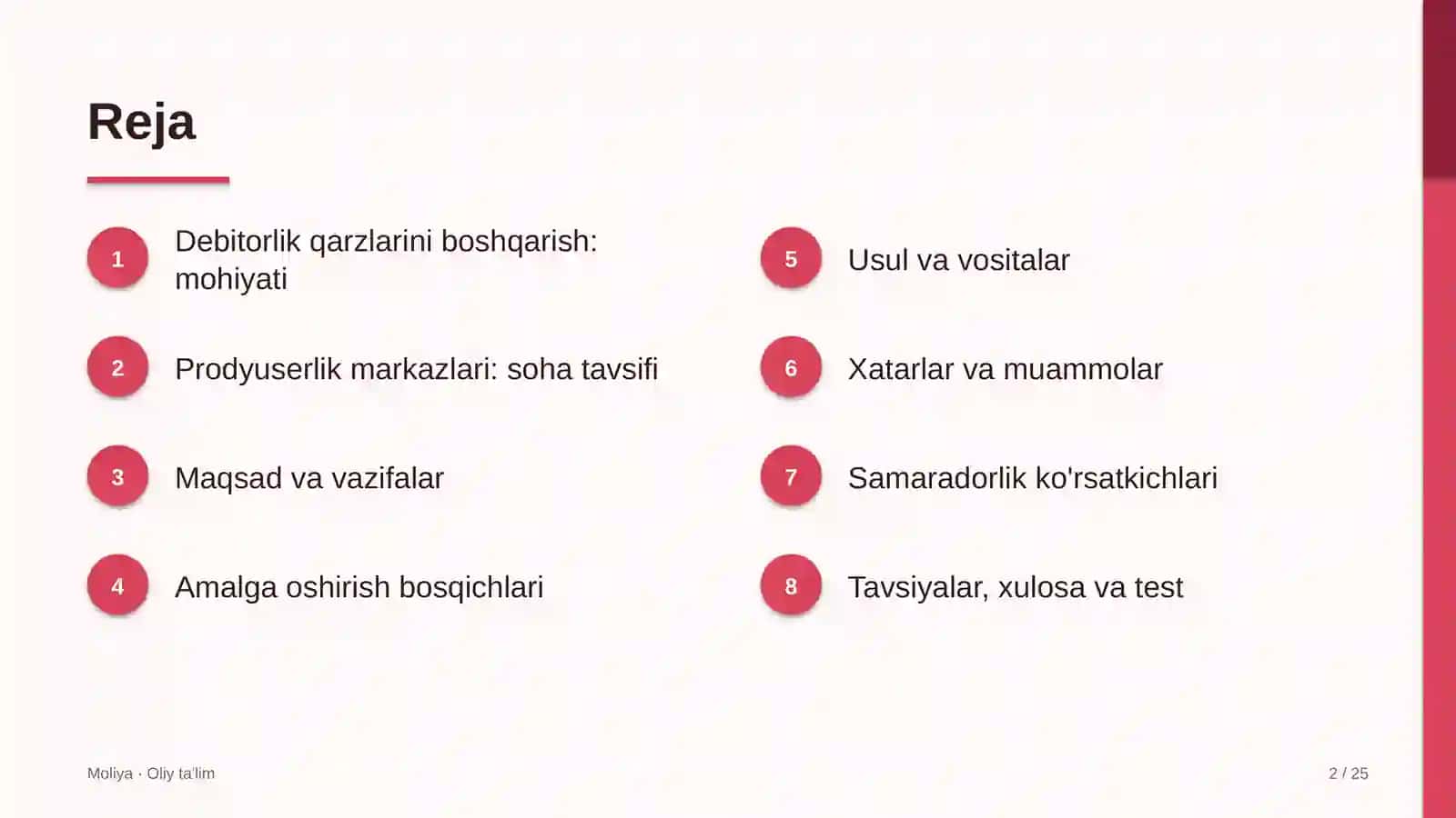 prodyuserlik markazlarida debitorlik qarzlarini boshqarish 2303 2