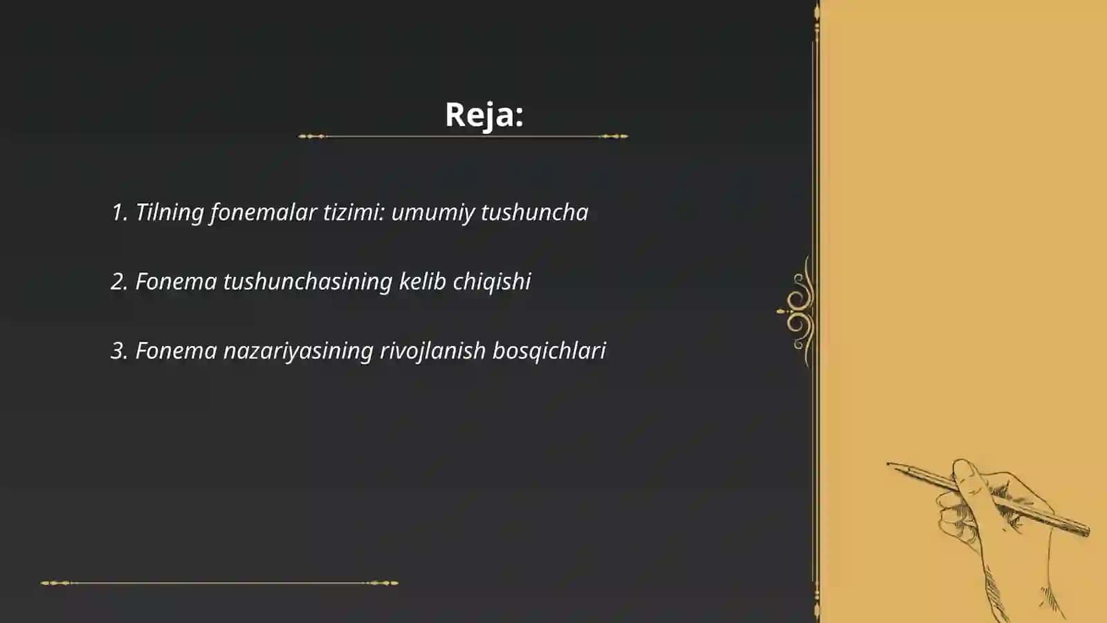 Tilning fonemalar tizimi 2