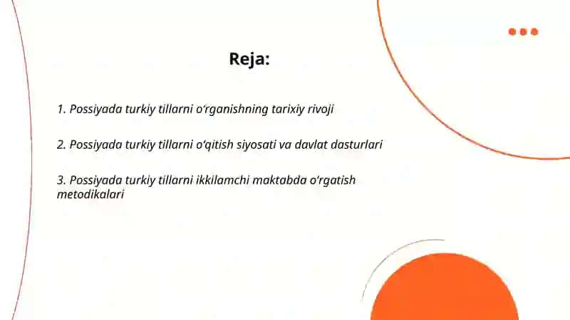 Possiyada turkiy tillarni oʻrganish tadqiqi 2