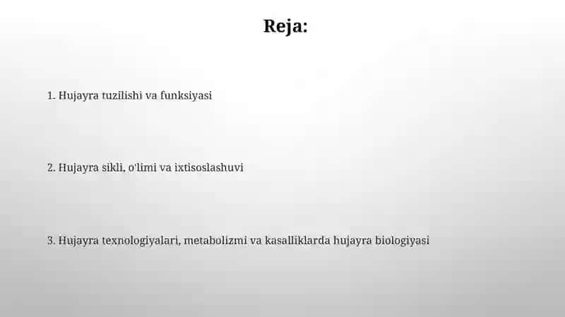 Hujayra bialogiyasi 2