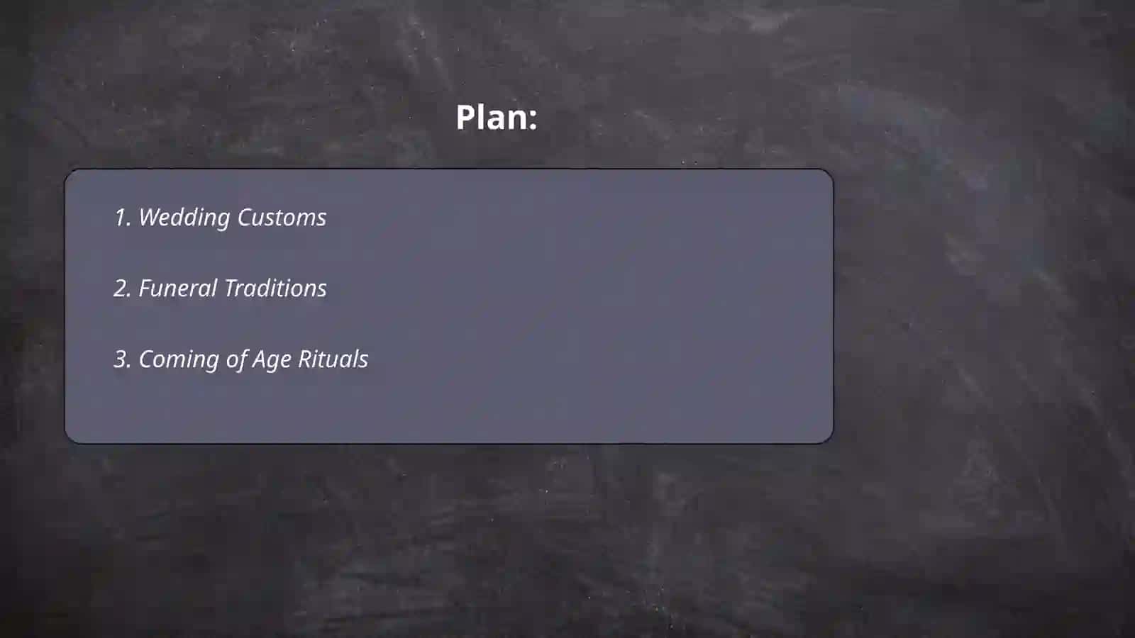 CUSTOMS AND TRADITIONS 2