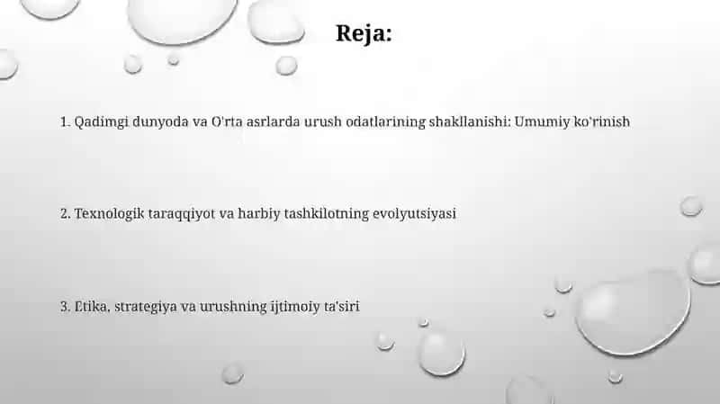 Qadimgi dunyoda va oʻrta asrlarda urush olib borish odatlarining shakilanishi 2