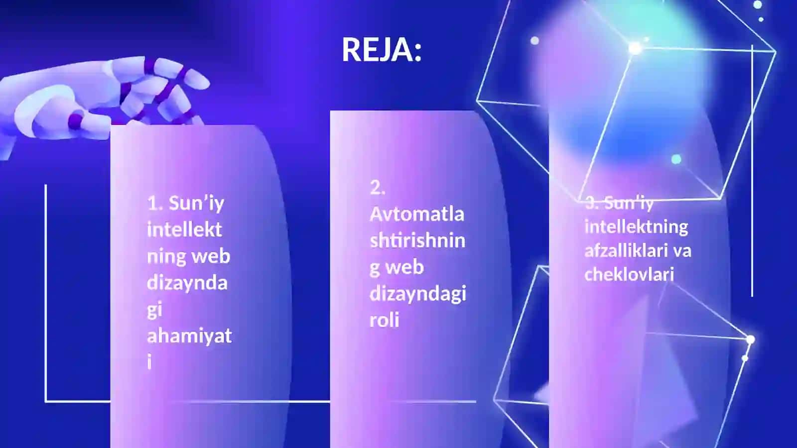 SUN’IY INTELLEKT VA AVTOMATLASHTIRISHNING WEB DIZAYNDAGI ROLI 2