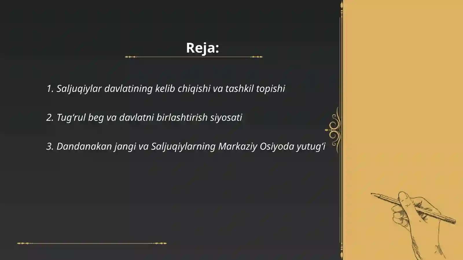 Saljuqiylar davlati 2