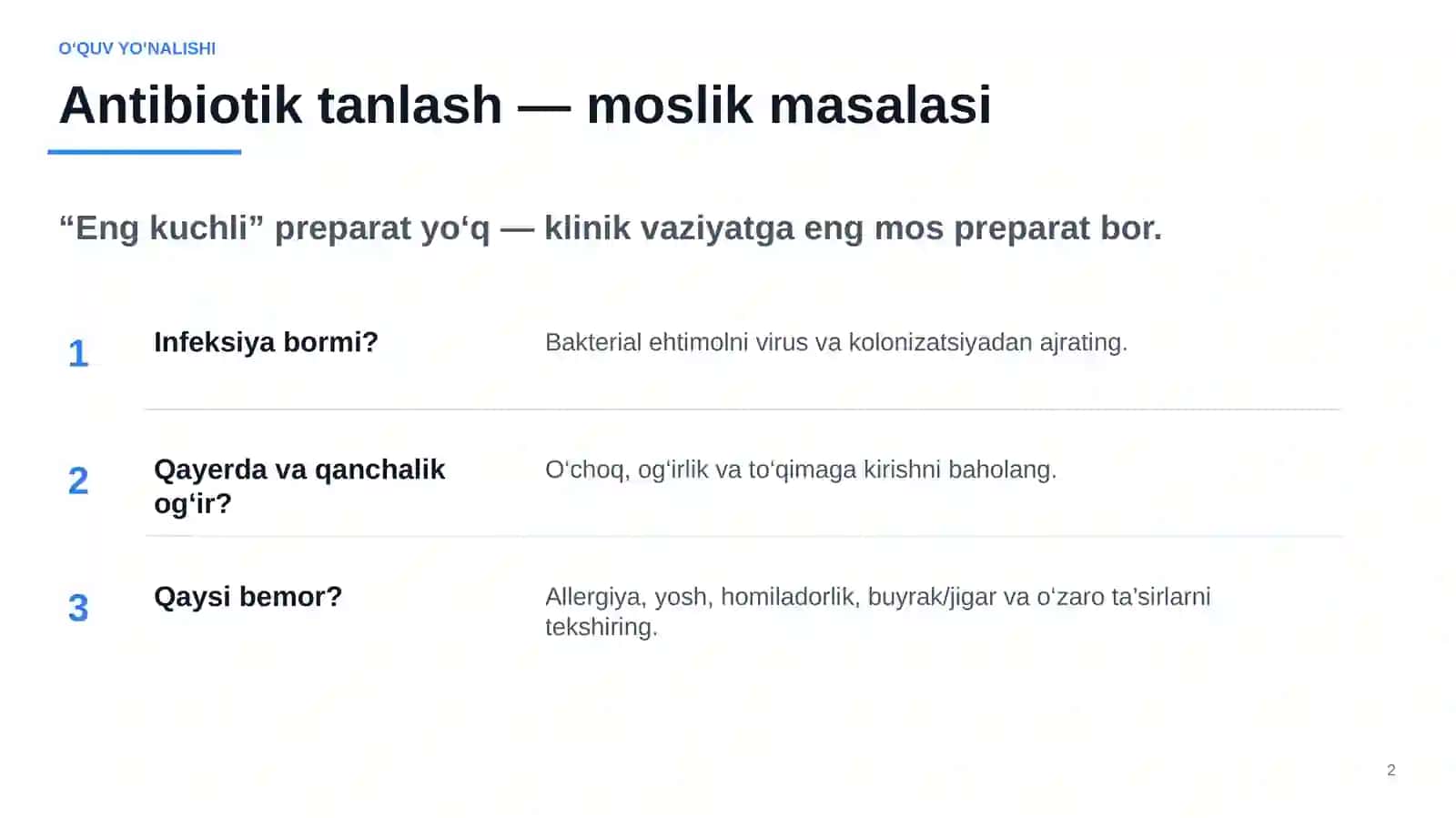 Antibiotiklar 2