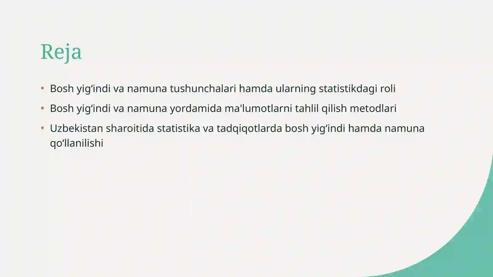 Bosh yigʻindi tushunchasi 2