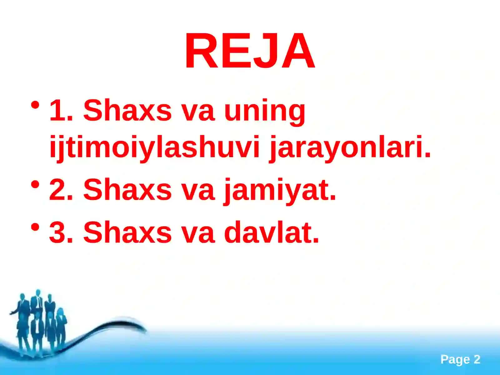 Powerpoint Presentation - Shaxsning ijtimoiy huquqlari 2