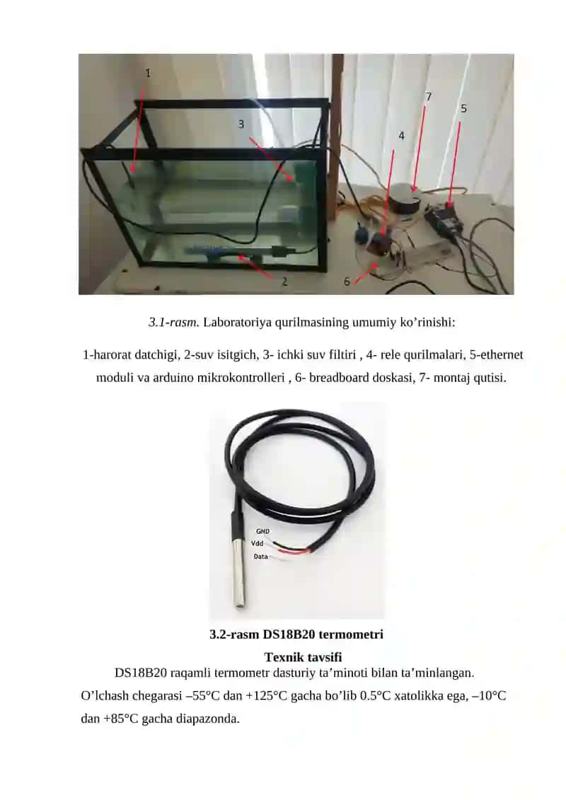 Suzish havzalari modelida texnologik parametrlarni avtomatik boshqarish tizimi 2
