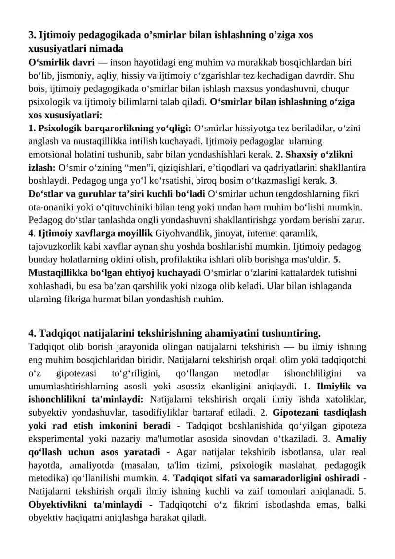 Pedagogik eksperiment nima 2