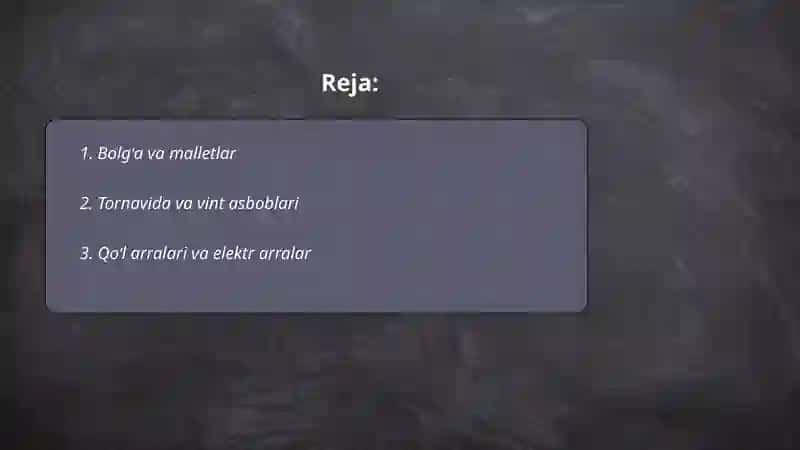 Bolgʻa va malletlar 2