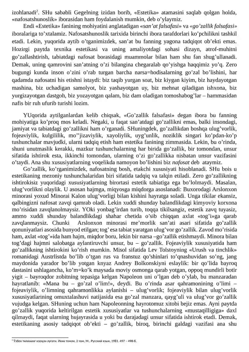 Estetika 2