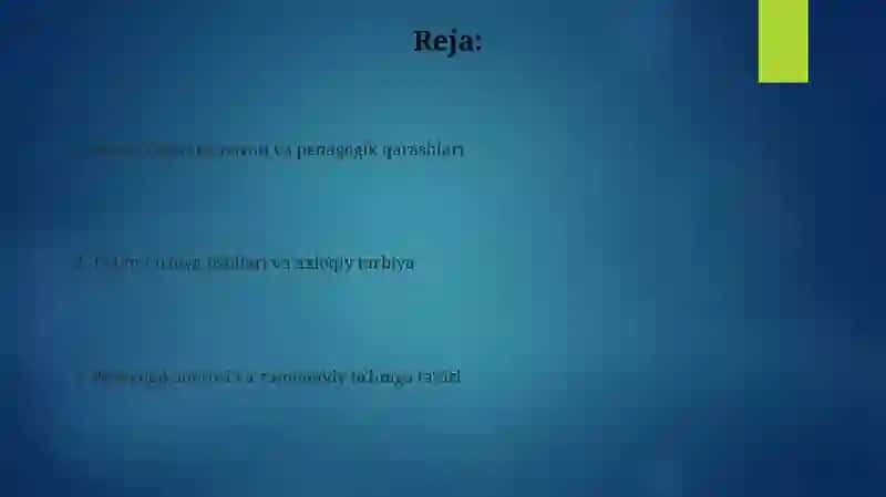 Anbar Otinning pedagogik fikrlari 2