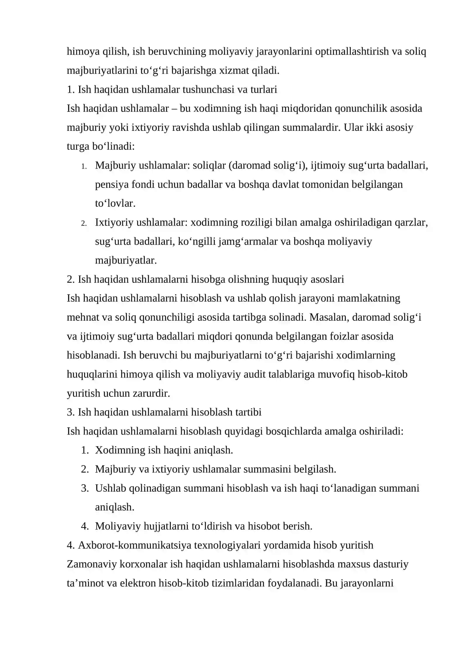 ISH HAQIDAN USHLAMALAR HISOBI 2