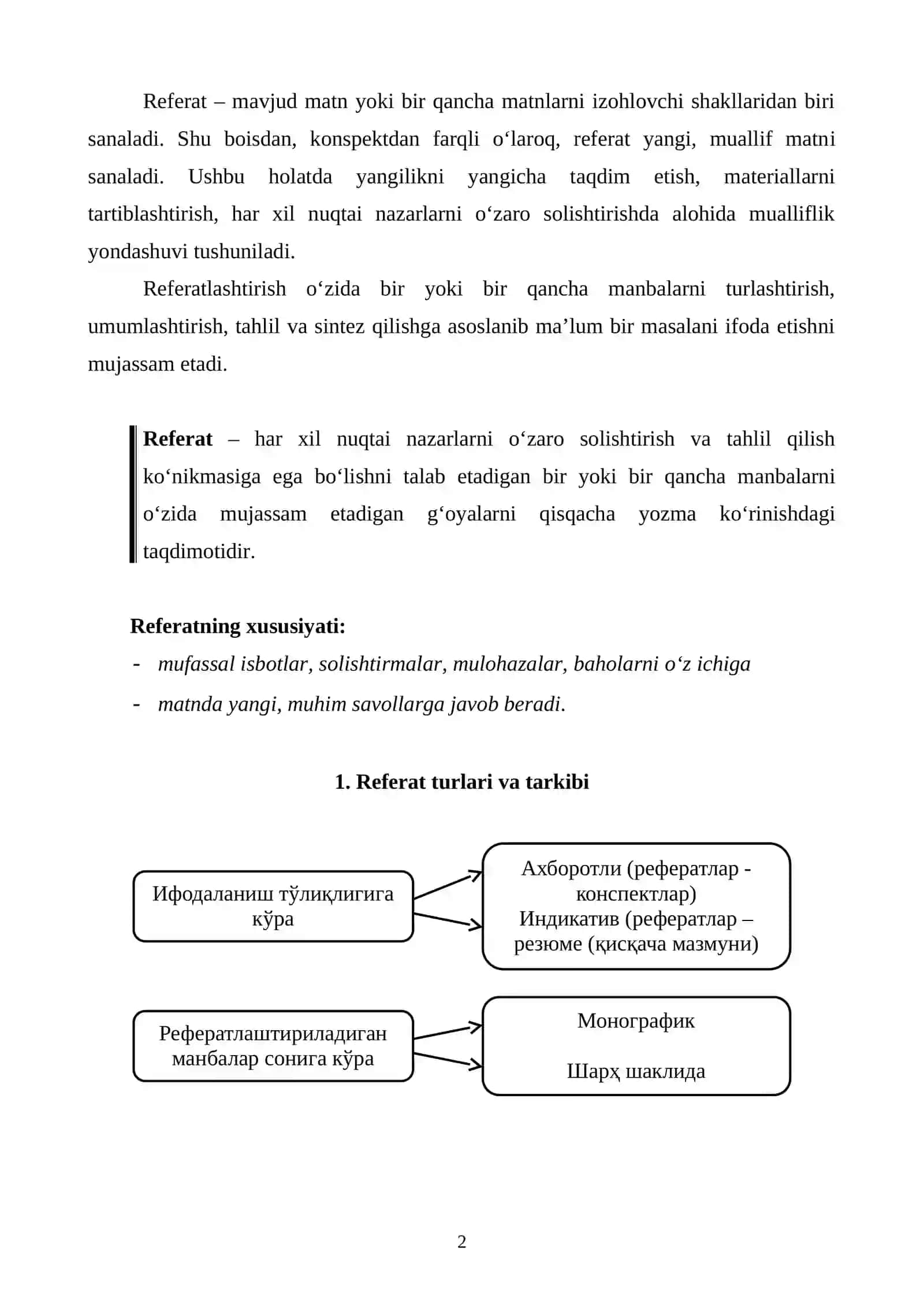 Referat Tayyorlash Jarayonlari 2