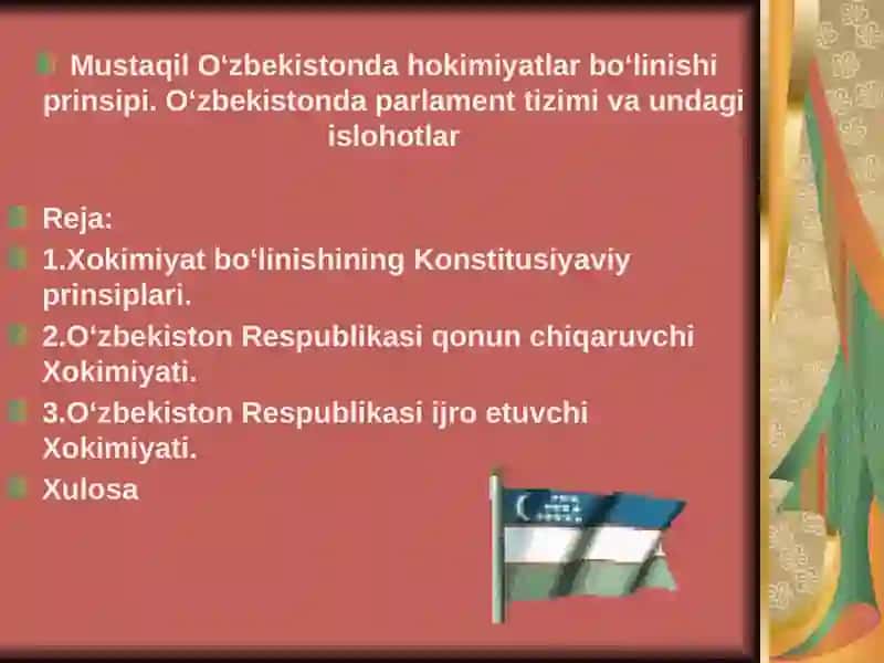 O‘zbekistonning eng tarixi taqdimoti 2