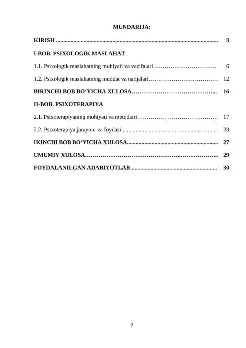 Psixologik maslahat va psixoterapiya 2