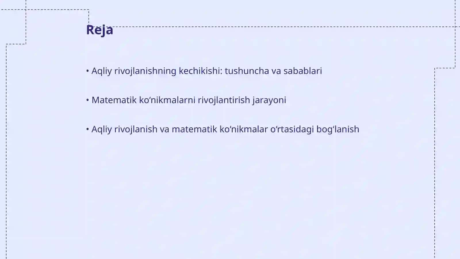 Aqliy rivojlanishning kechikishi va uningmatematik ko‘nikmalarga ta’siri 2