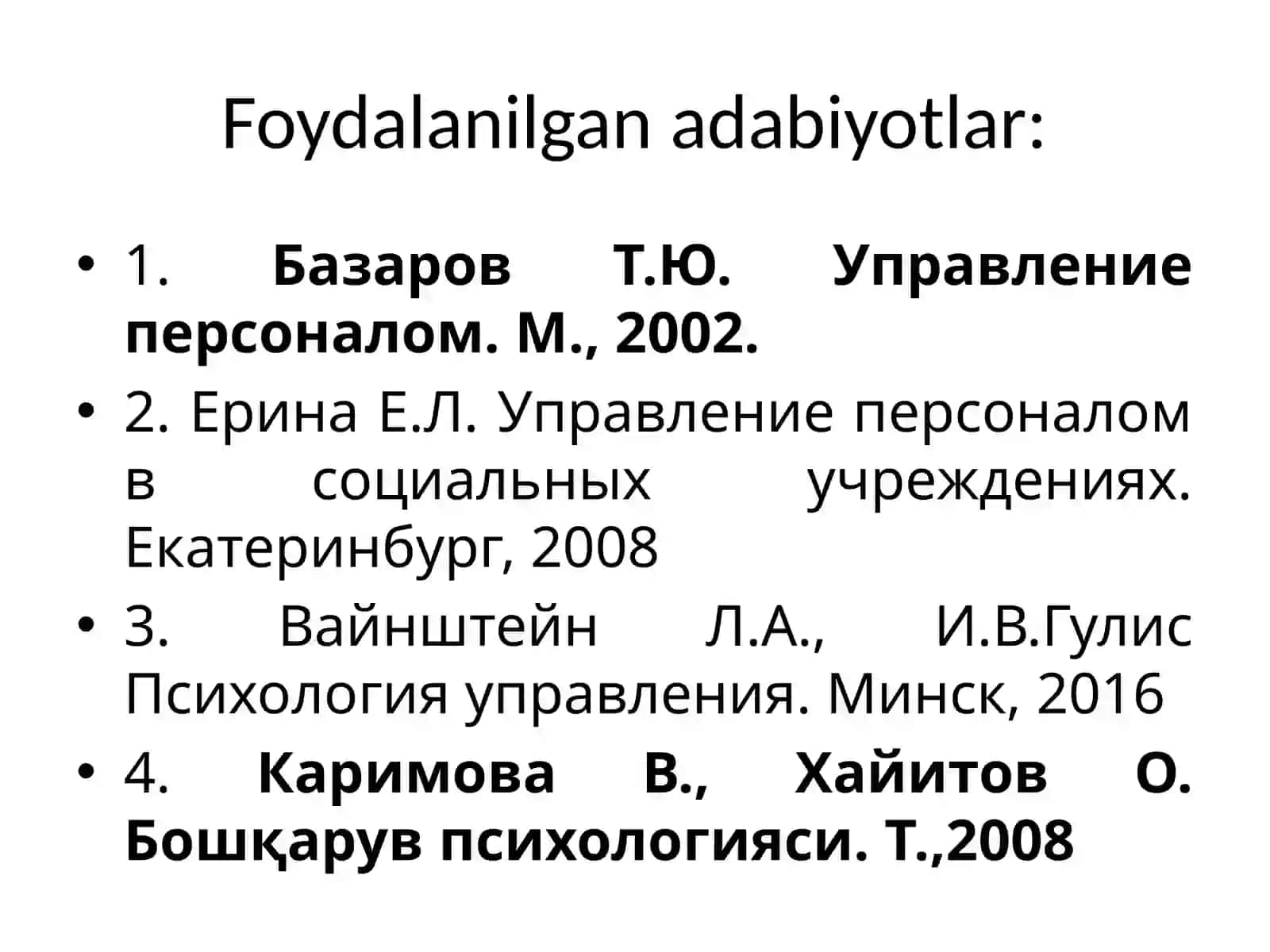 Sotsial xizmatda personalni boshqarish 2