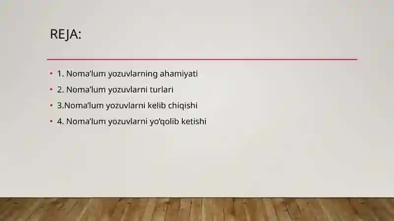 Noma‘lum yozuvlar 2