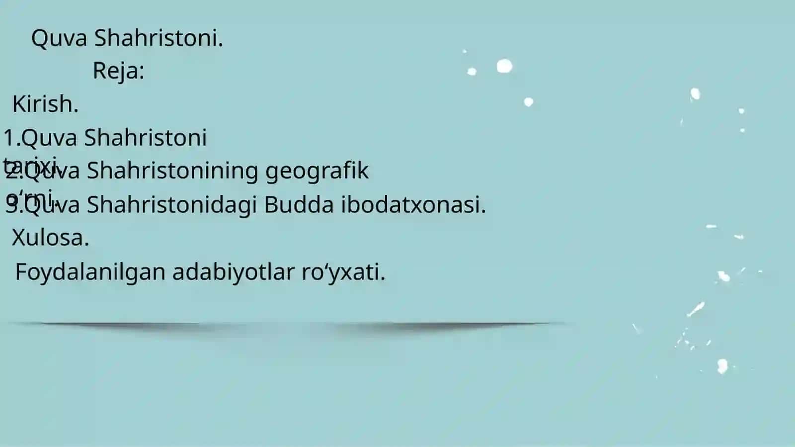 Men tugʻilgan oʻlkada arxeologik yodgorlik. 2