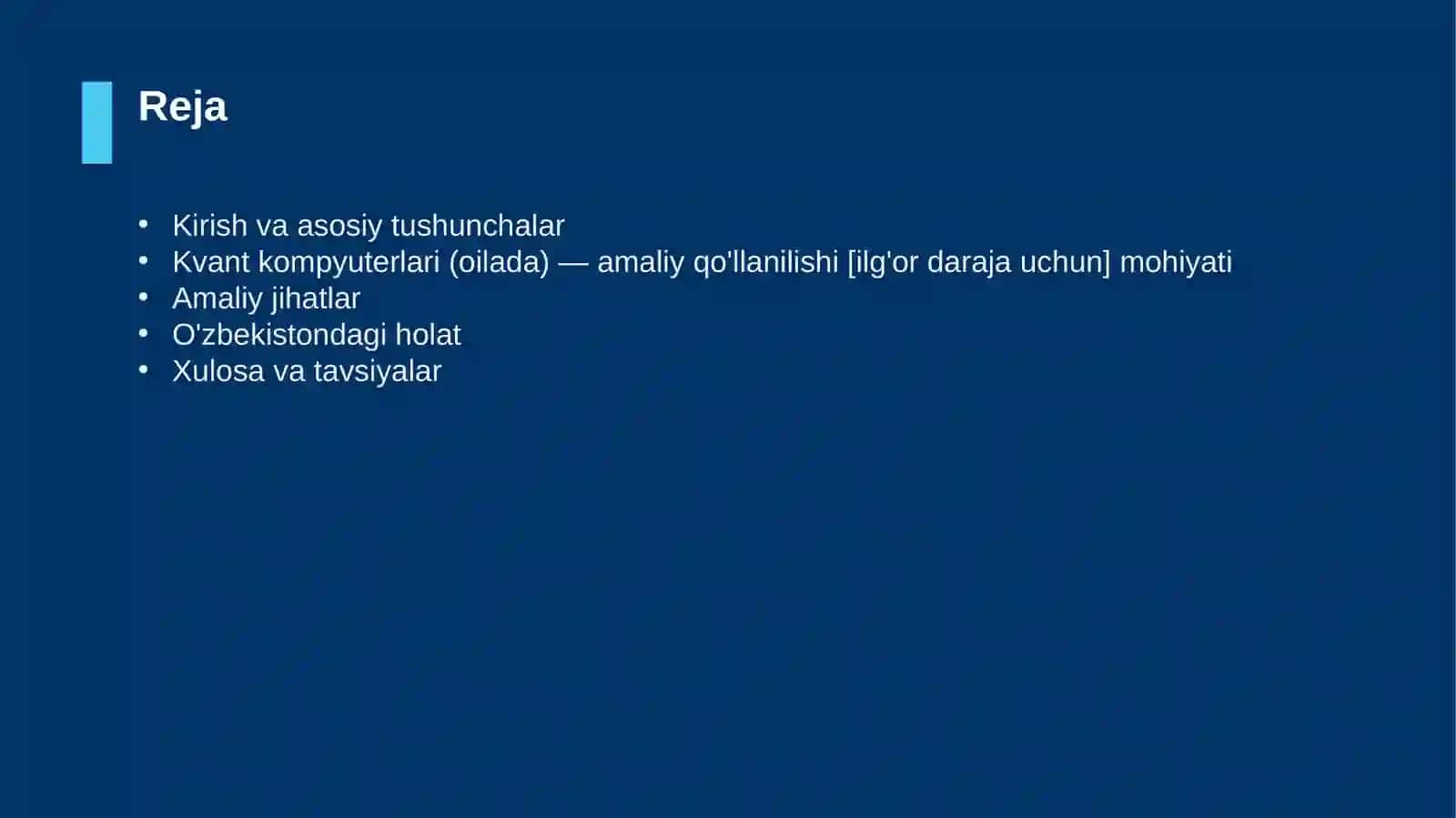 Kvant kompyuterlari (oilada) — amaliy qo'llanilishi [ilg'or daraja uchun] 2