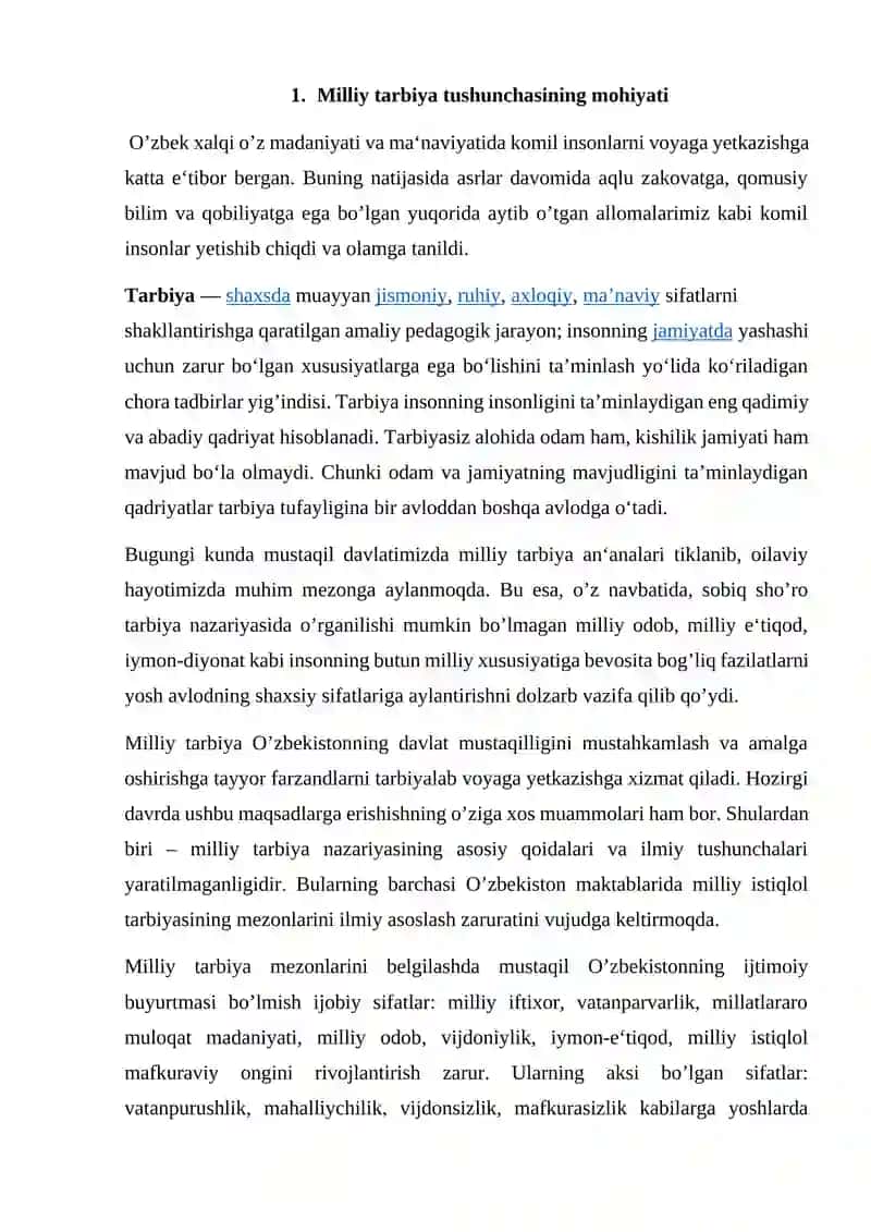 Milliy tarbiya va ijtimoiylashuv 2