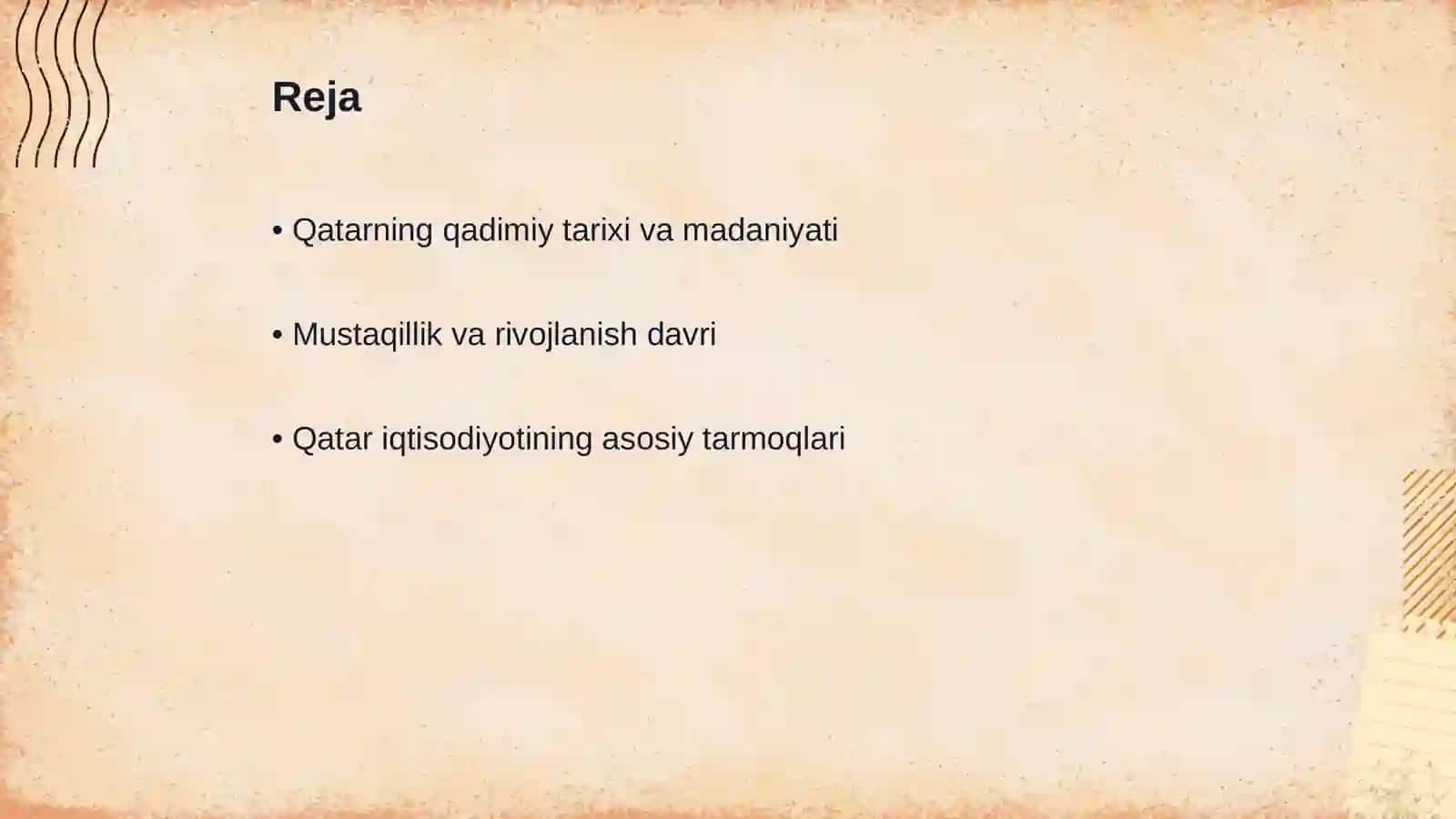 Qatar davlati tarixi va bugungi kun iqtisodiy koʻrsatgichlari 2