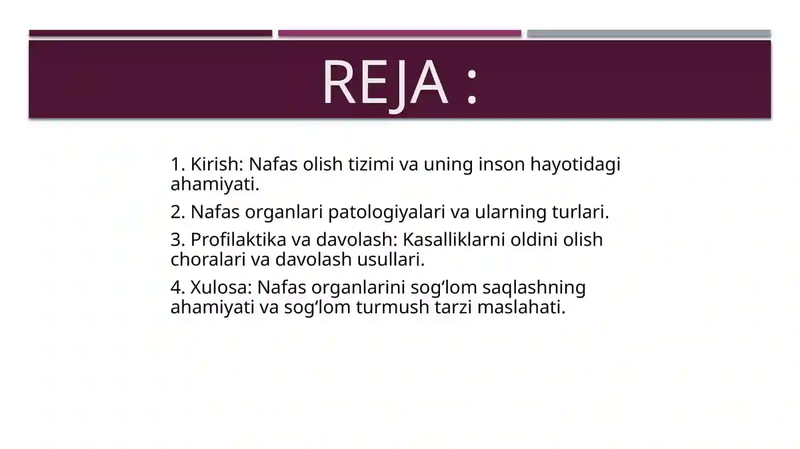Nafas organlari patologiyasi 2