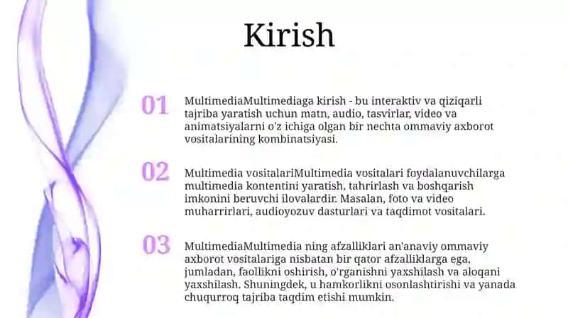 Multimedia Vositalari 2