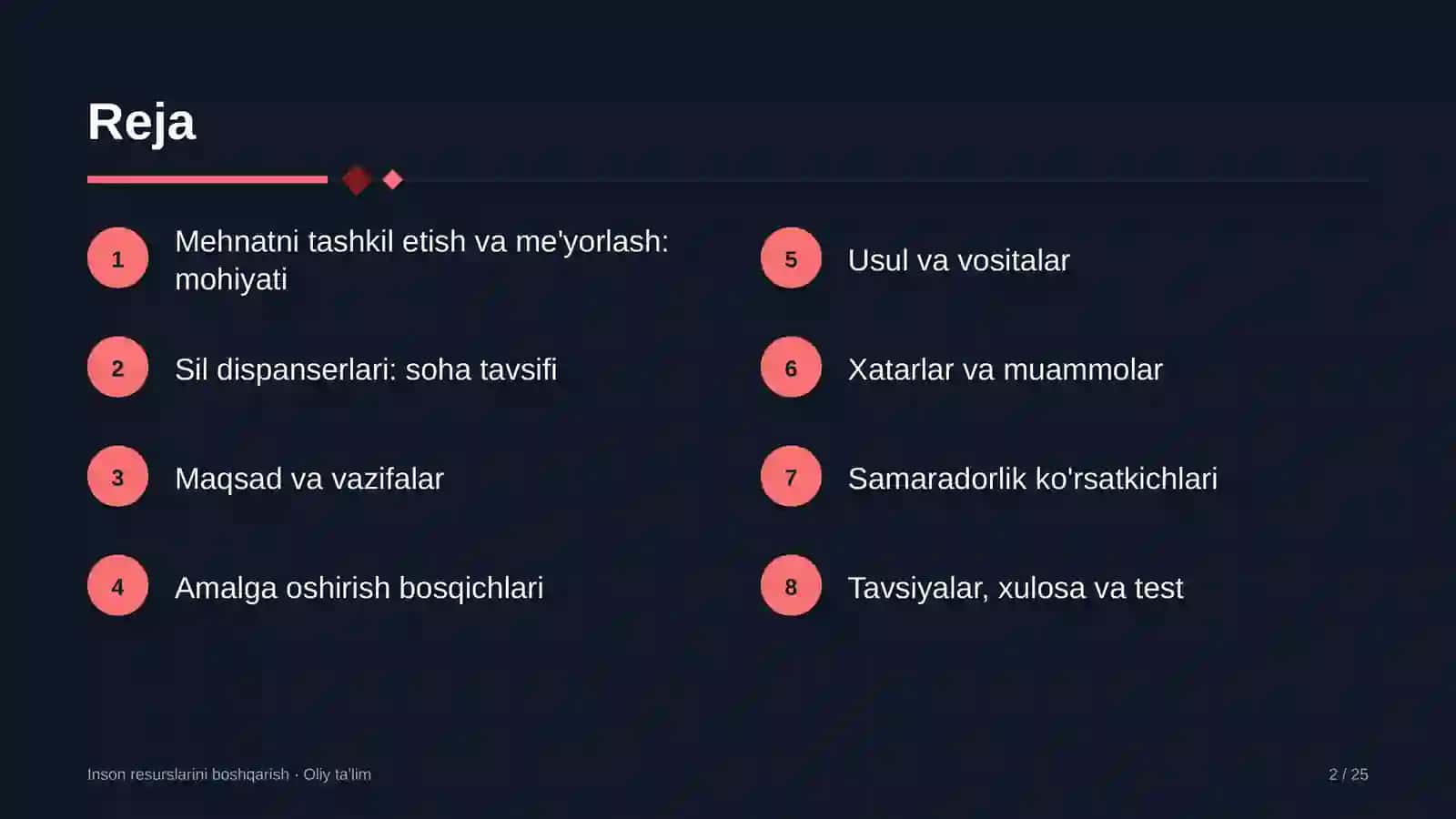 silga qarshi kurash dispanserlarida mehnatni tashkil etish va me'yorlash 7338 2
