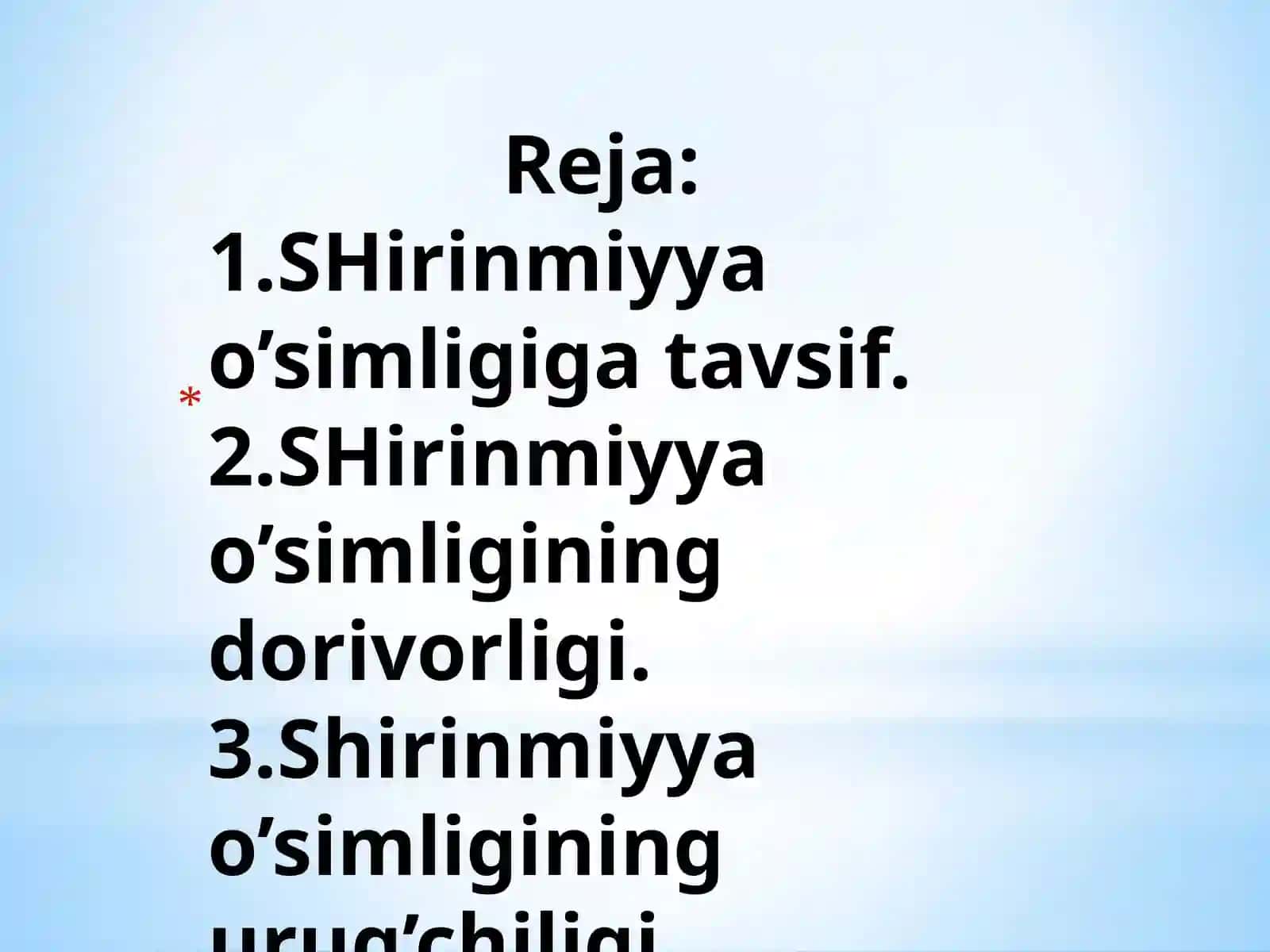 Shirinmiyyao'simligi 2