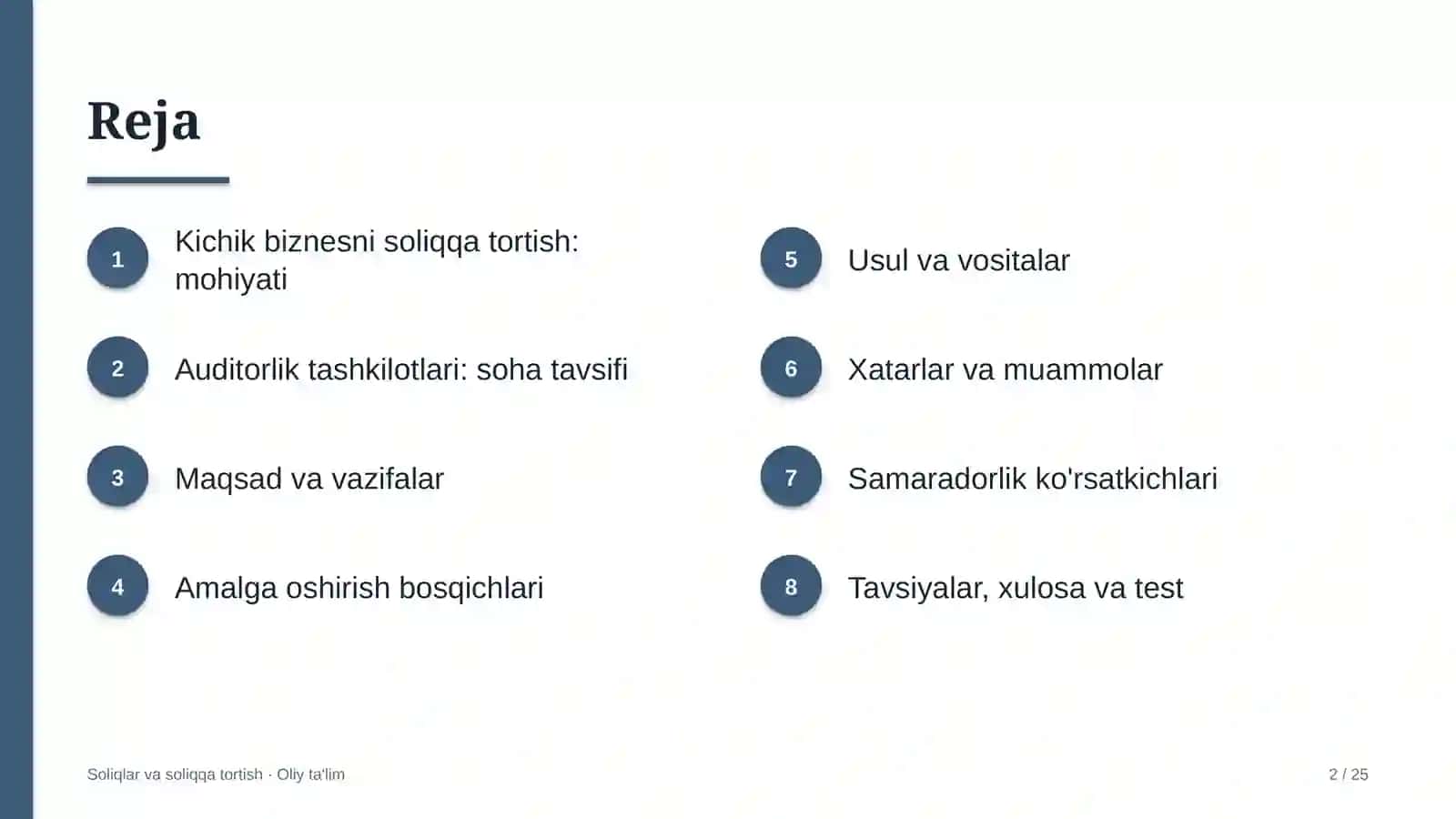 auditorlik tashkilotlarida kichik biznesni soliqqa tortish 1721 2
