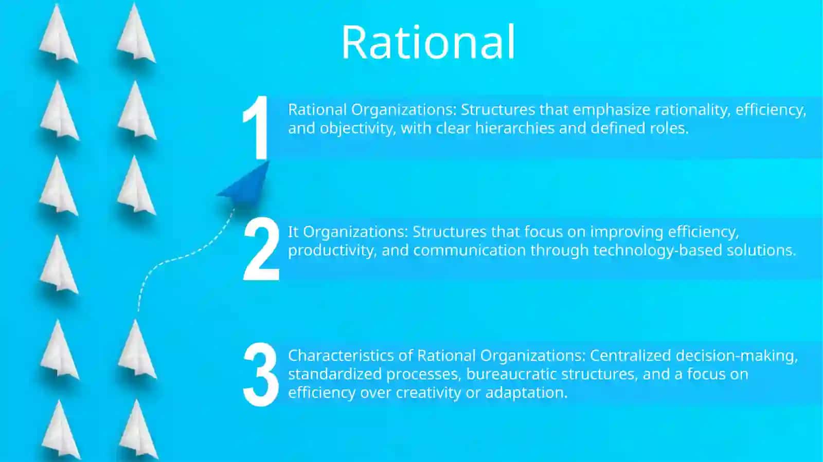 Rational Organizations 2