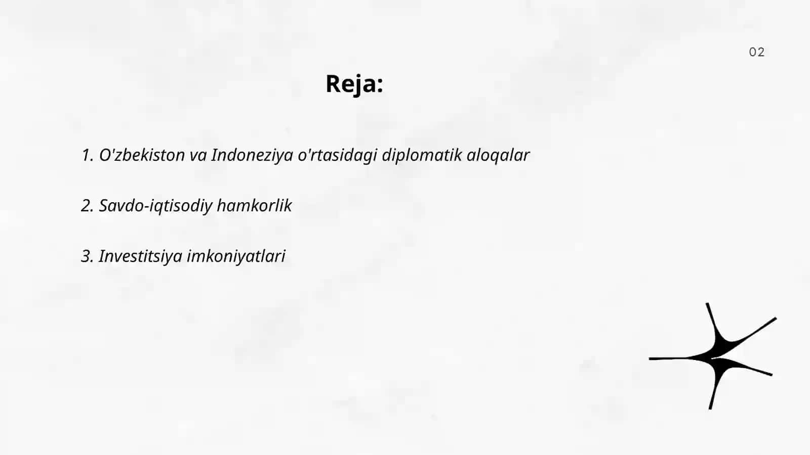 O'zbekiston va Indoneziya diplomatik munosobatlar 2