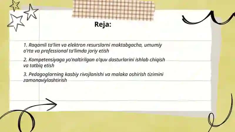 O'qitish jarayonlarini zamonaviy tashkil etish 2