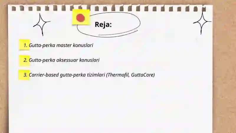 Gutta-perka master konuslari 2