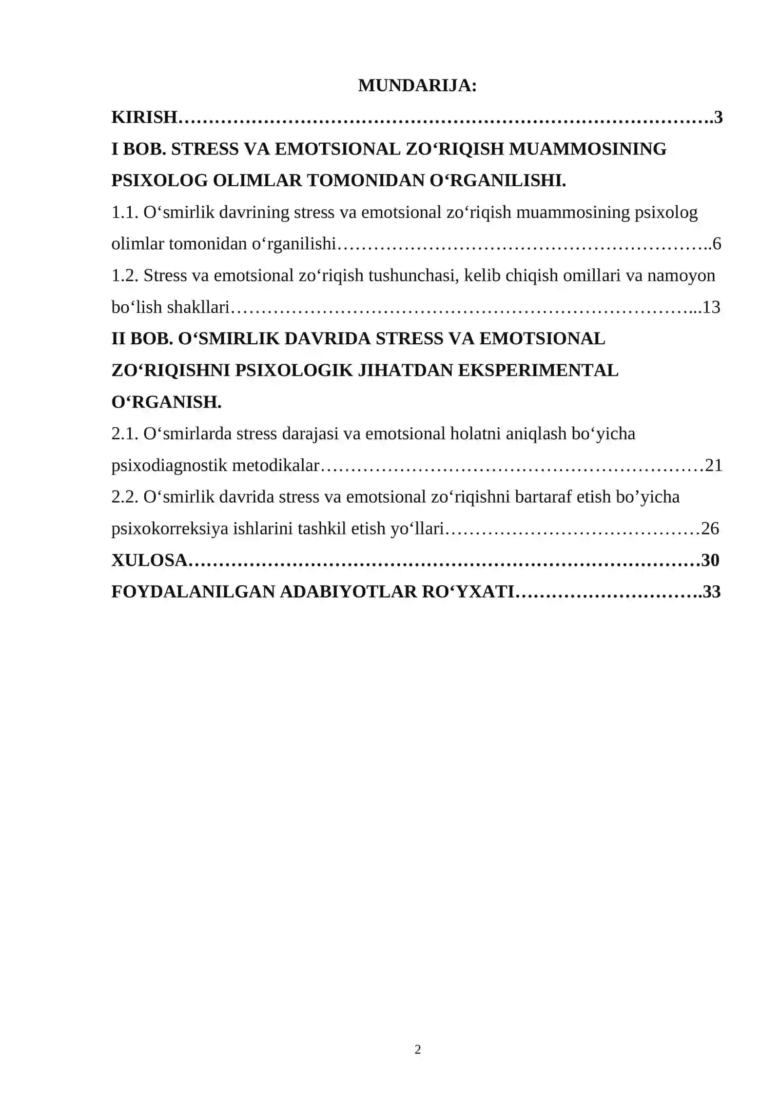Stress va emotsional zo‘riqishning psixologik xususiyatlari 2
