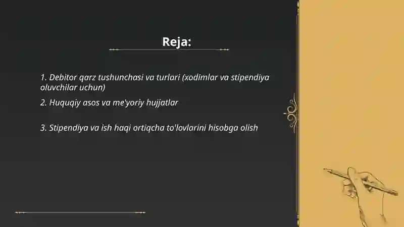 Debitor Qarzlari Hisobi 2