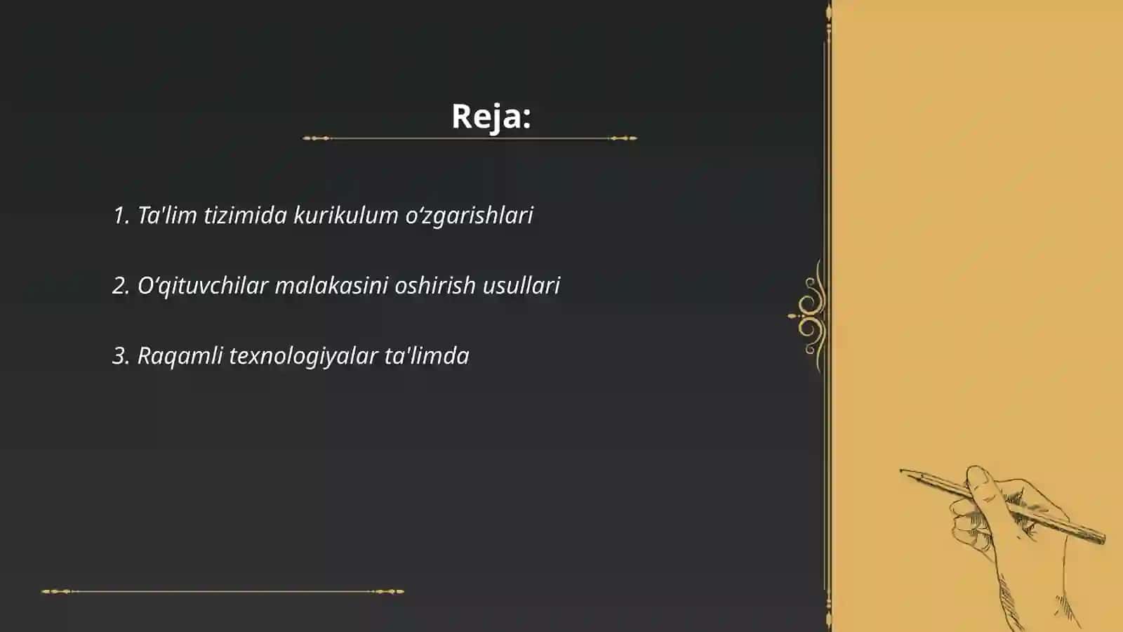 Ta'lim tizimida kurikulum oʻzgarishlari 2