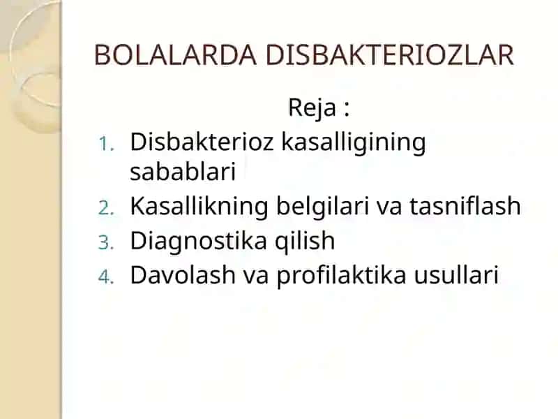 Tibbiyot. BKP 2