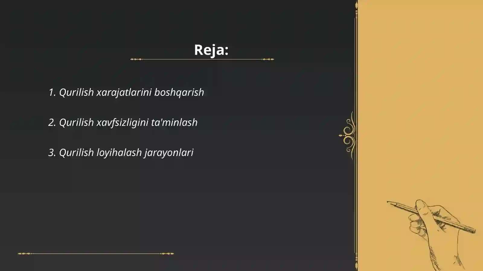 chekagodagi qurilish menejmenti 2