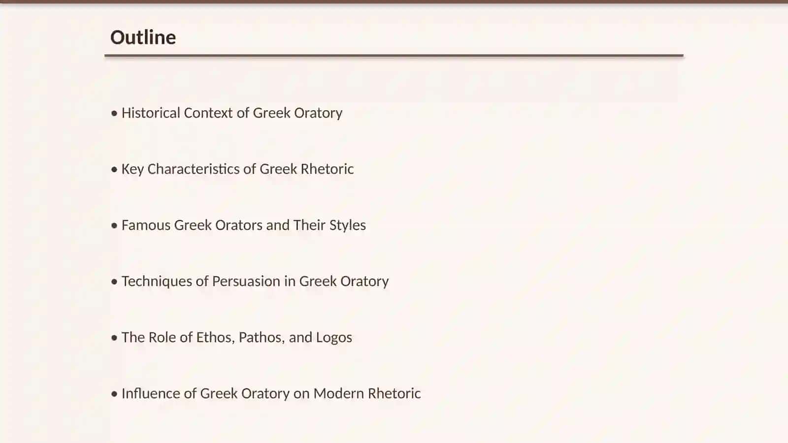 Distinctive features of ancient Greek orators 2