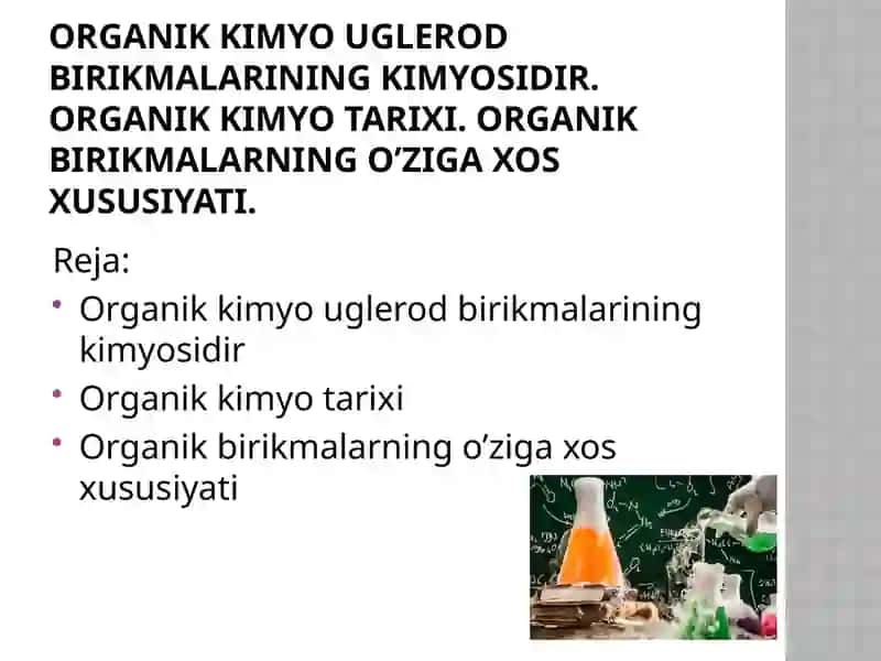 Organik Kimyo 2