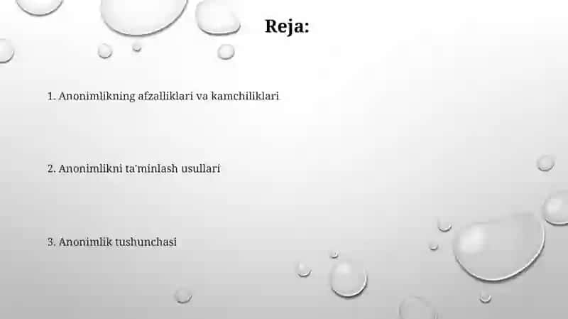 Anonimlik 2