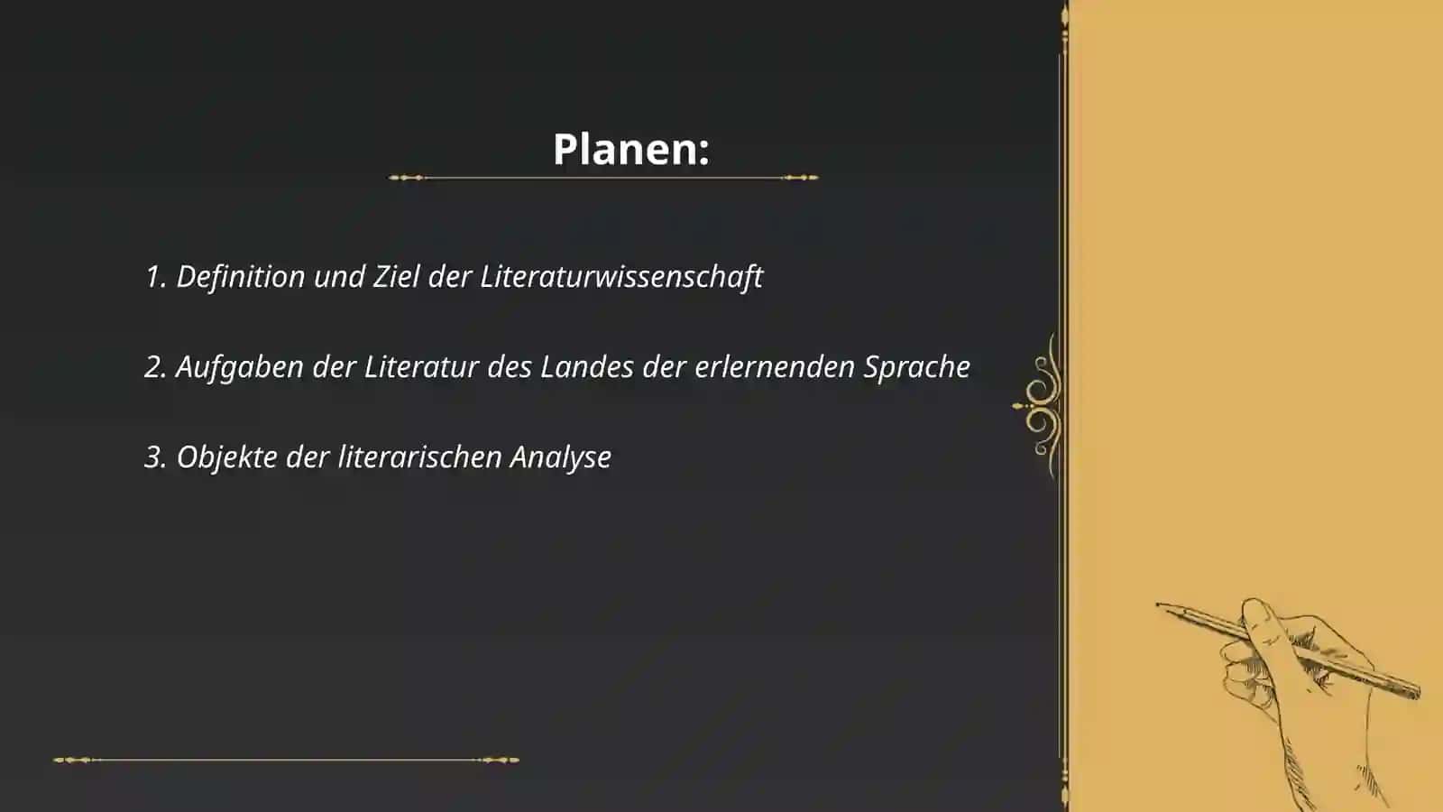 Literatur des Landes der erlernenden Sprache 2