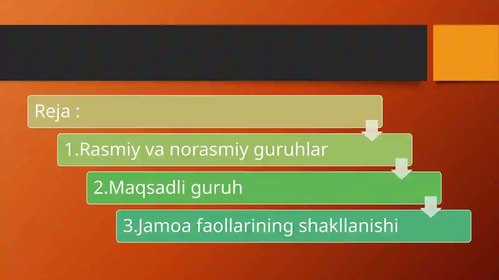 Boshlang’ichsinflardao’quvchilarjamoasinishakillantirishbosqichlari 2