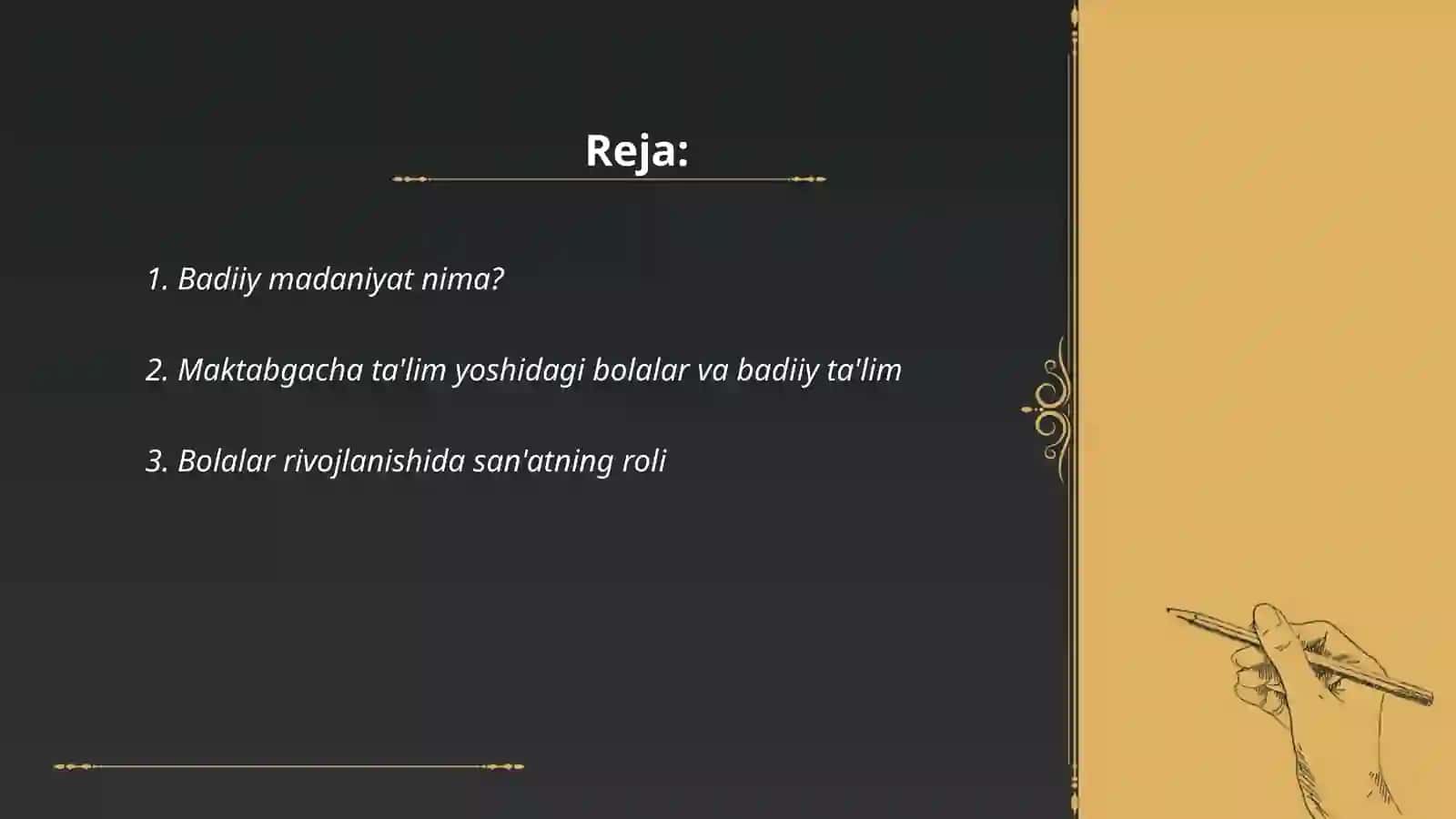 Badiiy Madaniyatning Roliga Doir Masalalar 2