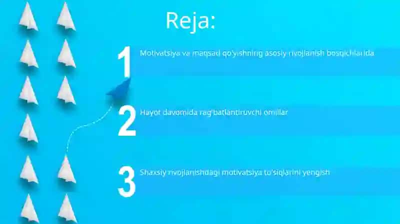Motivatsiya va Maqsad 2