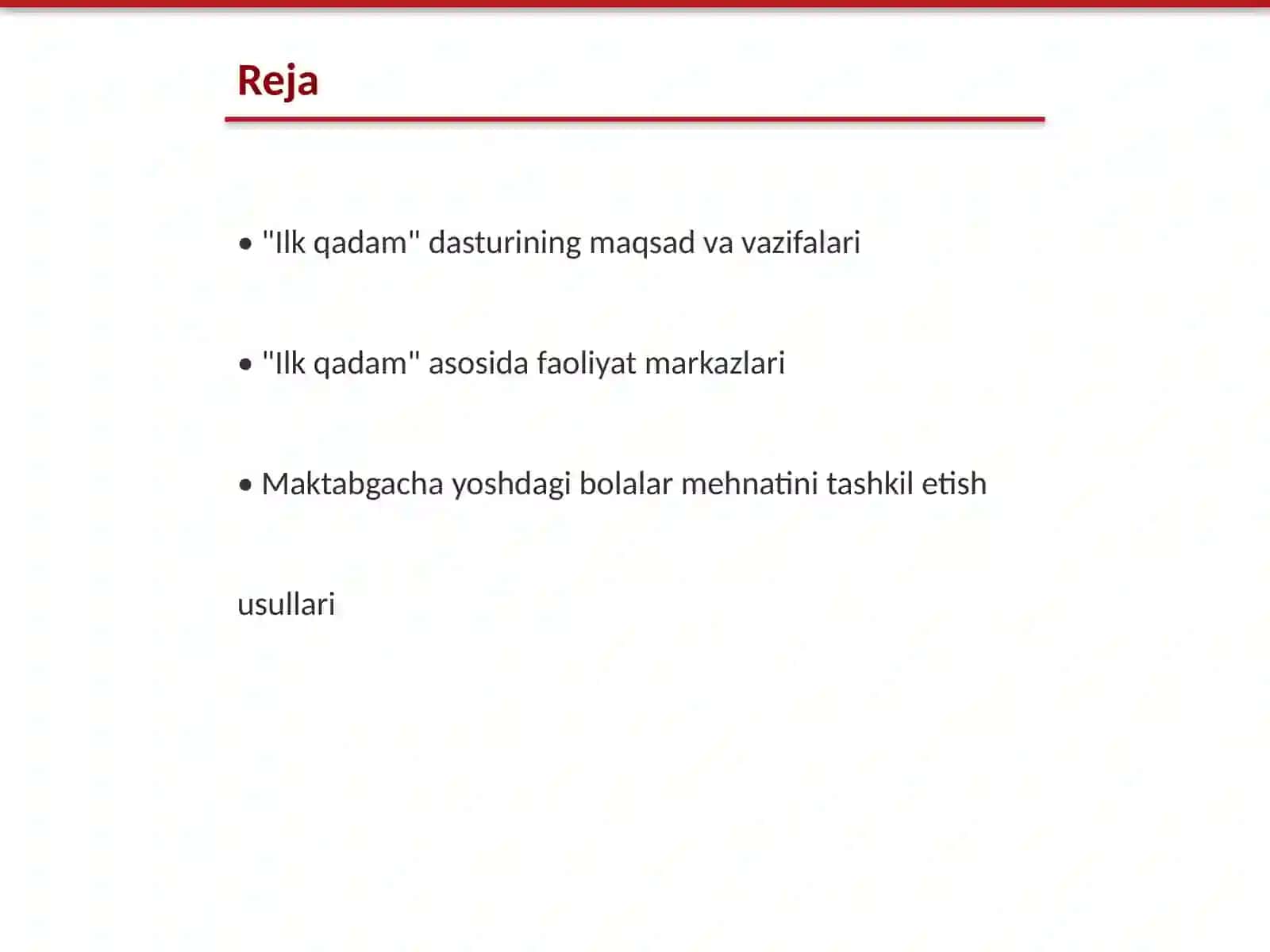 "Ilk qadam" faoliyat markazlari 2