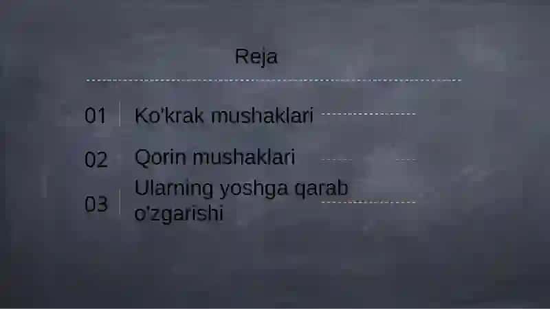 Ko'krak mushaklari 2